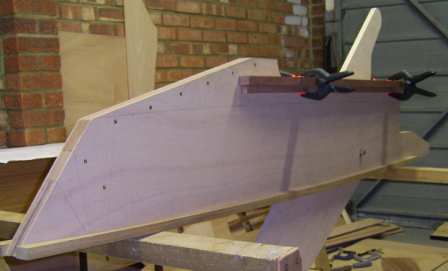 Dry fit of centreboard case