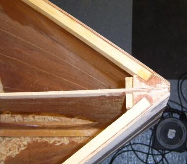 Bow fillet / inwale join